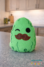 Load image into Gallery viewer, Pickle stuffie (5 sizes included) machine embroidery design machine embroidery design DIGITAL DOWNLOAD
