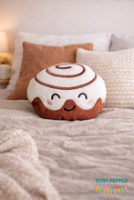 Load image into Gallery viewer, Cinnamon Roll stuffie (5 sizes included) machine embroidery design DIGITAL DOWNLOAD