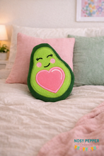 Load image into Gallery viewer, Avocado stuffie (5 sizes included) machine embroidery design DIGITAL DOWNLOAD