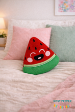 Load image into Gallery viewer, Watermelon stuffie (5 sizes included) machine embroidery design machine embroidery design DIGITAL DOWNLOAD