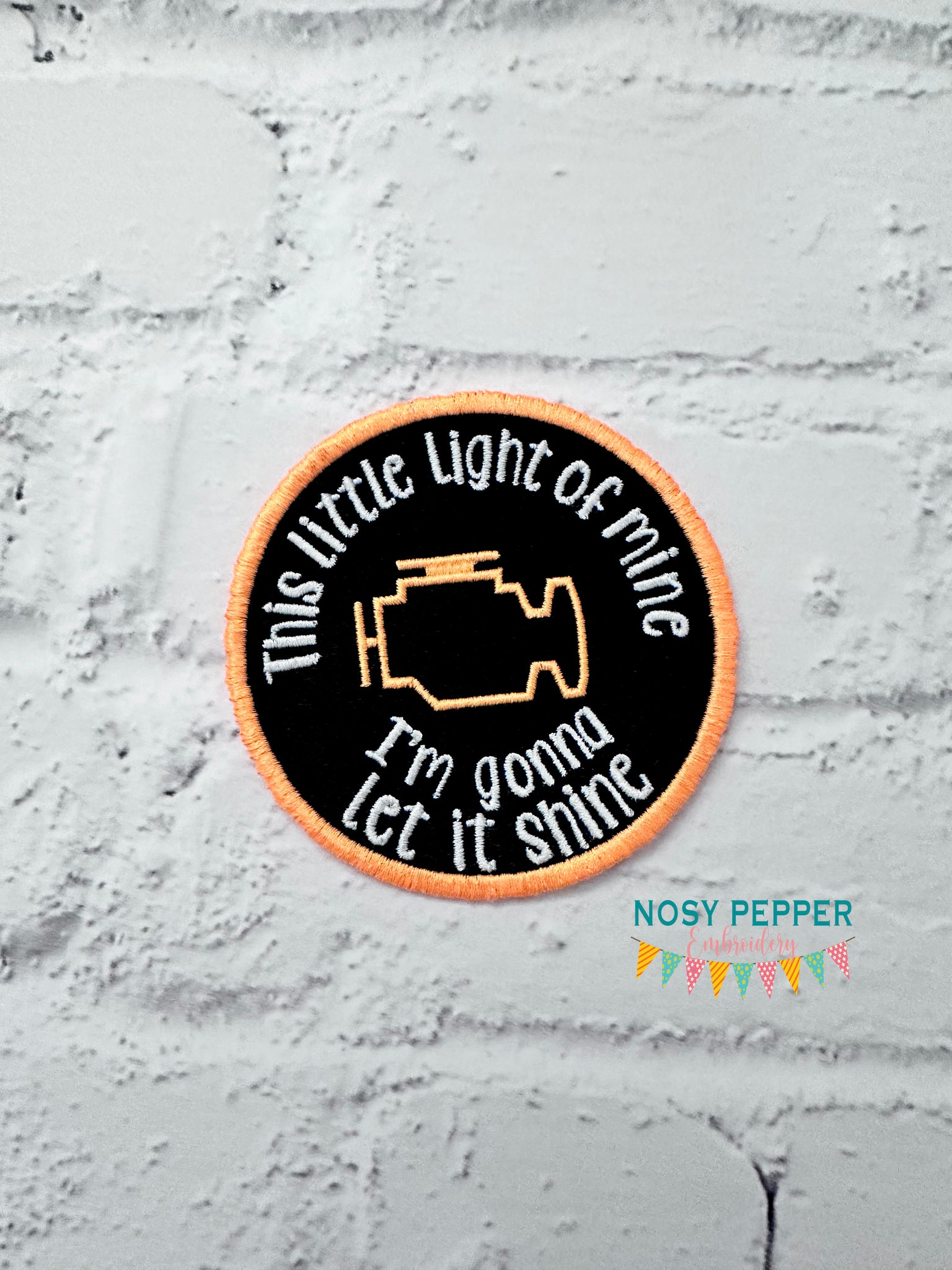 Light Patching This Little Light patch machine embroidery design DIGITAL DOWNLOAD ...