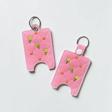 Load image into Gallery viewer, Ice Cream Quilted Sanitizer Case (2 sizes available) machine embroidery design DIGITAL DOWNLOAD