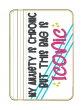 Load image into Gallery viewer, Iconic ITH Bag (4 sizes available) machine embroidery design DIGITAL DOWNLOAD