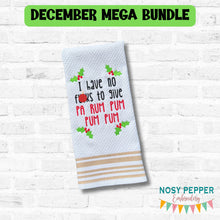 Load image into Gallery viewer, I Have No F@cks embroidery design (4 sizes included) DIGITAL DOWNLOAD