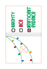 Load image into Gallery viewer, Insufficient Evidence notebook cover 2 sizes available machine embroidery design DIGITAL DOWNLOAD