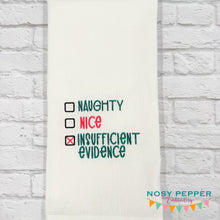 Load image into Gallery viewer, Insufficient Evidence embroidery design (5 sizes included) DIGITAL DOWNLOAD