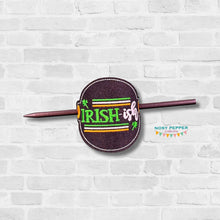 Load image into Gallery viewer, Irish-ish Bun cover machine embroidery design DIGITAL DOWNLOAD