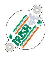 Load image into Gallery viewer, Irish-ish Bun cover machine embroidery design DIGITAL DOWNLOAD