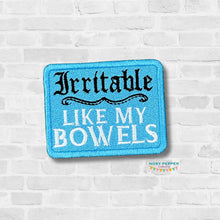 Load image into Gallery viewer, Irritable patch (2 sizes included) machine embroidery design DIGITAL DOWNLOAD
