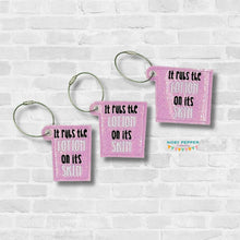 Load image into Gallery viewer, It Rubs The Lotion sleeves (3 sizes included) machine embroidery design DIGITAL DOWNLOAD