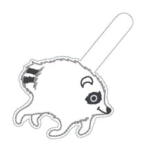 Load image into Gallery viewer, Jimothy snap tab and eyelet fob set (single and multi files included) machine embroidery design DIGITAL DOWNLOAD