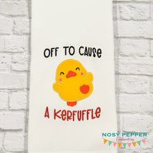 Load image into Gallery viewer, Kerfuffle applique machine embroidery design (4 sizes included) —FEB 26 MB—DIGITAL DOWNLOAD