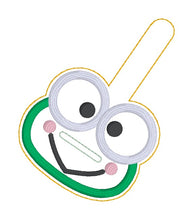 Load image into Gallery viewer, Frog Friend quarter keeper machine embroidery file DIGITAL DOWNLOAD