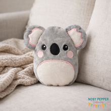 Load image into Gallery viewer, Koala stuffie (5 sizes included) machine embroidery design DIGITAL DOWNLOAD
