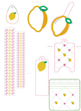 Load image into Gallery viewer, Lemonade Grab and Go Collection – Machine Embroidery Designs (8 Designs Included) Digital Download