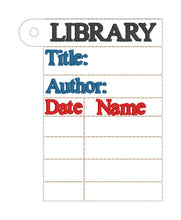 Load image into Gallery viewer, Bookish Grab &amp; Go Collection – Machine Embroidery Designs (11 Designs Included) Digital Download
