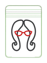 Load image into Gallery viewer, Linda applique ITH Bag 4 sizes available machine embroidery design DIGITAL DOWNLOAD