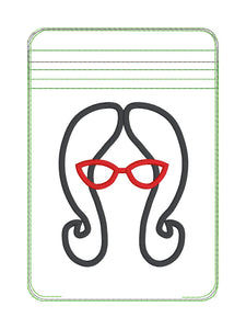 Linda applique ITH Bag 4 sizes available machine embroidery design DIGITAL DOWNLOAD