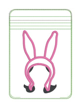 Load image into Gallery viewer, Louise applique ITH Bag 4 sizes available machine embroidery design DIGITAL DOWNLOAD