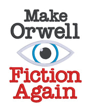 Load image into Gallery viewer, Make Orwell applique machine embroidery design (4 sizes included) DIGITAL DOWNLOAD