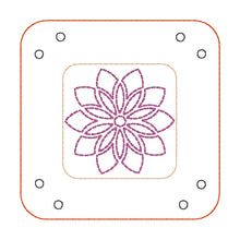 Load image into Gallery viewer, Mandala ITH tray set machine embroidery design (includes 6 sizes) DIGITAL DOWNLOAD