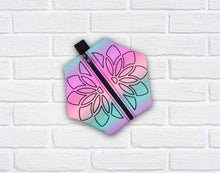 Load image into Gallery viewer, Mandala ITH Bag (5 sizes available) machine embroidery design DIGITAL DOWNLOAD