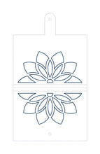 Load image into Gallery viewer, Mandala top load notebook cover machine embroidery design DIGITAL DOWNLOAD