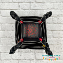 Load image into Gallery viewer, Mandala ITH tray set machine embroidery design (includes 6 sizes) DIGITAL DOWNLOAD