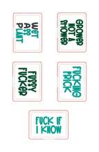Load image into Gallery viewer, Mature Plant Marker Fall &#39;24 Mature Bundle (Set of 6 machine designs) DIGITAL DOWNLOAD