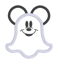 Load image into Gallery viewer, Mouse Ghost applique set machine embroidery design (4 designs included) DIGITAL DOWNLOAD