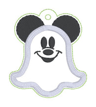 Load image into Gallery viewer, Mouse Ghost applique set machine embroidery design (4 designs included) DIGITAL DOWNLOAD