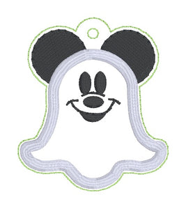 Mouse Ghost applique set machine embroidery design (4 designs included) DIGITAL DOWNLOAD