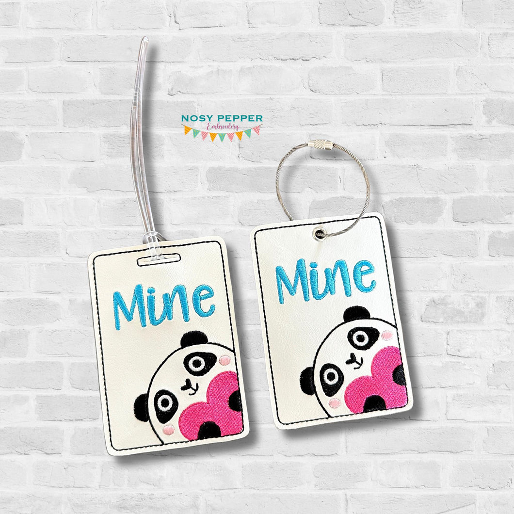 Mine luggage tag set Spring 2025 Skill Builder Bundle machine embroidery design DIGITAL DOWNLOAD