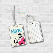Load image into Gallery viewer, Mine luggage tag set Spring 2025 Skill Builder Bundle machine embroidery design DIGITAL DOWNLOAD