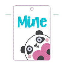Load image into Gallery viewer, Mine luggage tag set Spring 2025 Skill Builder Bundle machine embroidery design DIGITAL DOWNLOAD