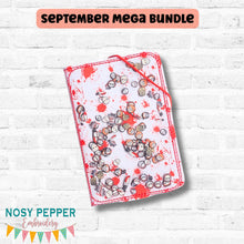 Load image into Gallery viewer, Shaker Notebook Cover 2 sizes available machine embroidery design DIGITAL DOWNLOAD