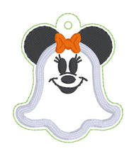 Load image into Gallery viewer, Mouse Ghost applique set machine embroidery design (4 designs included) DIGITAL DOWNLOAD