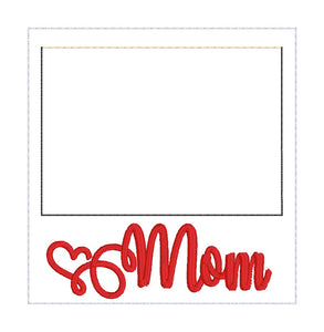 Mom/Mum Frame March 25 Mystery Bundle (2 versions included) machine embroidery design DIGITAL DOWNLOAD