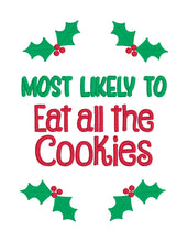Load image into Gallery viewer, Christmas Quote Set machine embroidery design (7 designs with 4 sizes included) DIGITAL DOWNLOAD