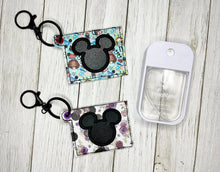 Load image into Gallery viewer, Mouse Square Sanitizer Case (shaker and applique versions included) machine embroidery design DIGITAL DOWNLOAD