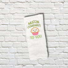 Load image into Gallery viewer, Muffin Compares applique machine embroidery design (4 sizes included) DIGITAL DOWNLOAD