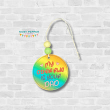 Load image into Gallery viewer, My Other Ride double-sided car tag machine embroidery design DIGITAL DOWNLOAD