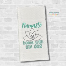 Load image into Gallery viewer, Namaste Home machine embroidery design (4 sizes included) —JAN 26 MB—DIGITAL DOWNLOAD