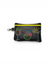 Load image into Gallery viewer, Neon Cocktail ITH Bag (4 sizes available) machine embroidery design DIGITAL DOWNLOAD