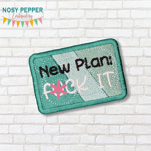 New Plan patch 2025 Mystery Patch Bundle (2 sizes included) machine embroidery design DIGITAL DOWNLOAD