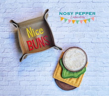 Load image into Gallery viewer, Nice Buns ITH tray and wipe set MAY 2024 MYSTERY BUNDLE machine embroidery designs (includes 2 sizes of trays and wipes) DIGITAL DOWNLOAD
