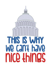 Load image into Gallery viewer, Nice Things machine embroidery design (4 sizes included) DIGITAL DOWNLOAD