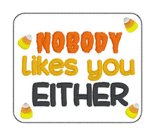 Load image into Gallery viewer, Candy Corn mini set (3 key fobs and 4x4 ITH bag) machine embroidery design DIGITAL DOWNLOAD