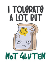Load image into Gallery viewer, Not Gluten sketchy machine embroidery design (4 sizes included) DIGITAL DOWNLOAD