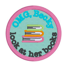 Load image into Gallery viewer, OMG Becky patch (2 sizes included) machine embroidery design DIGITAL DOWNLOAD